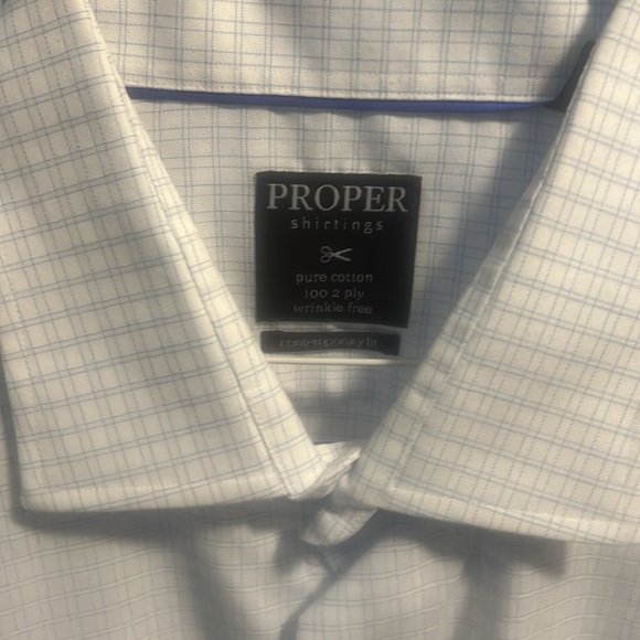 Proper Men’s Dress Shirt Xl - Picture 2 of 2
